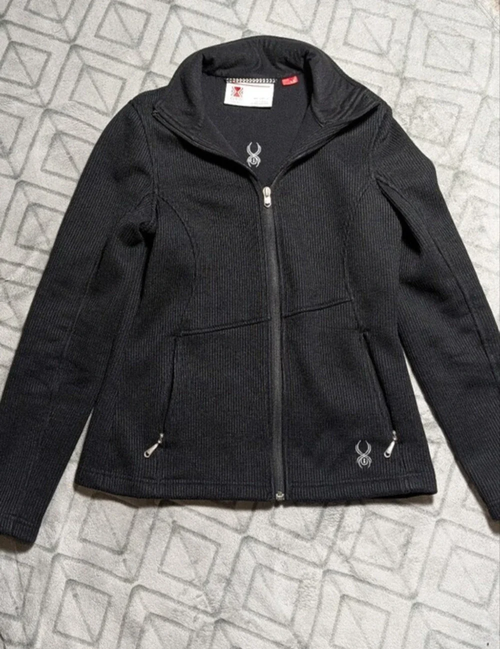 Spyder Core Sweater Full Zip Jacket Black Size S
